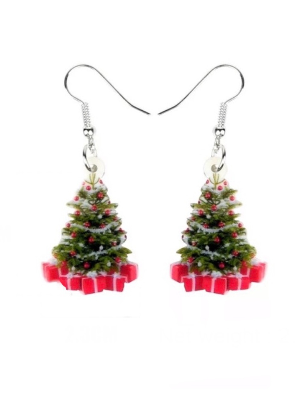 FREE SHIPPING | Double-Sided Acrylic Dangle Earrings NWT